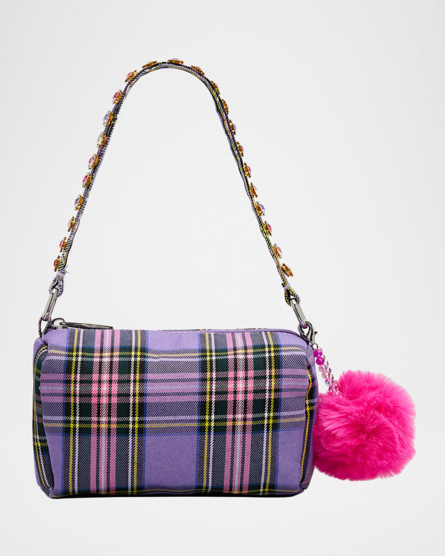 Girl's Plaid Shoulder Bag
